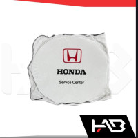 Car sunshade with HONDA logo